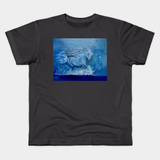 Horse in the Wind Kids T-Shirt